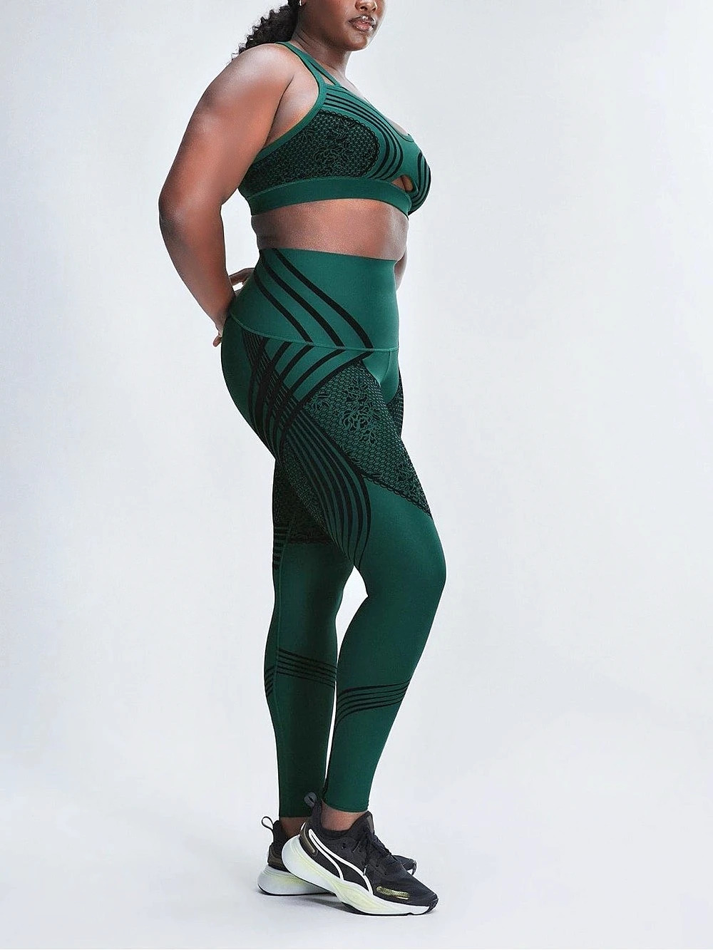 Savage X Fenty Sport Special FX High-Waist Leggings Botanical Green 1X